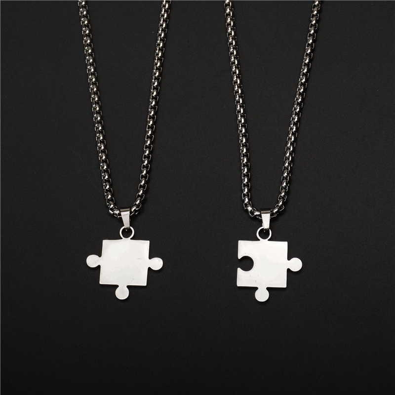 Vòng cổ Thép Titan Thiết Kế Đơn Giản Phong Cách Hip-hop Cho Nam Và Nữ