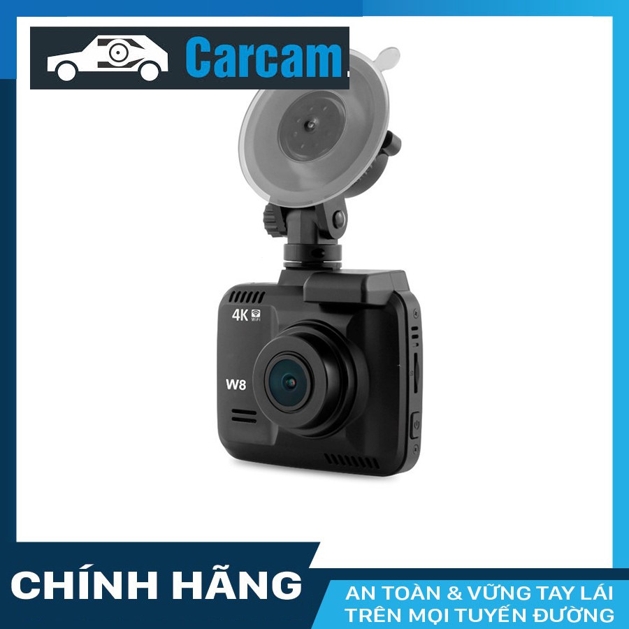 Camera hành trình ô tô W8 Carcam Wifi GPS 4K + thẻ nhớ 32GB class 10 | BigBuy360 - bigbuy360.vn