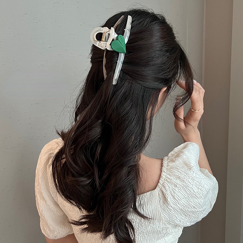 Love grab Kẹp Tóc Hình Cá Mập Lớn Thời Trang Mùa Hè Mới Cho Nữ