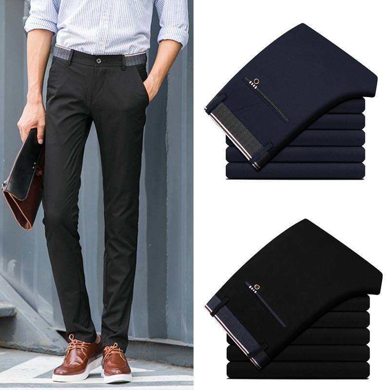 Quần dài chất liệu co giãn thời trang thanh lịch cho nam | BigBuy360 - bigbuy360.vn