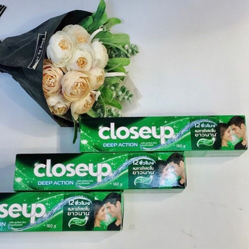 Kem Đánh Răng⚡𝑭𝑹𝑬𝑬 𝑺𝑯𝑰𝑷⚡ Close Up Thái Lan 160g Làm Trắng Bảo Vệ Răng Ngăn Ngừa Vi Khuẩn