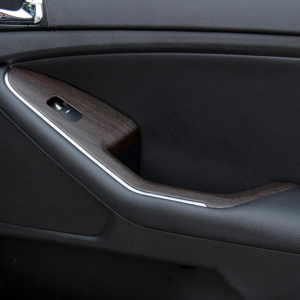 Miếng Dán Trang Trí Xe Hơi Bằng PVC Chống Thấm Nước Họa Tiết Vân Gỗ Tự Nhiên