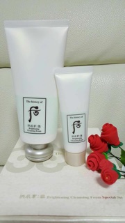 SỬA RỬA MẶT WHOO TRẮNG 180ml-100ml-40ml