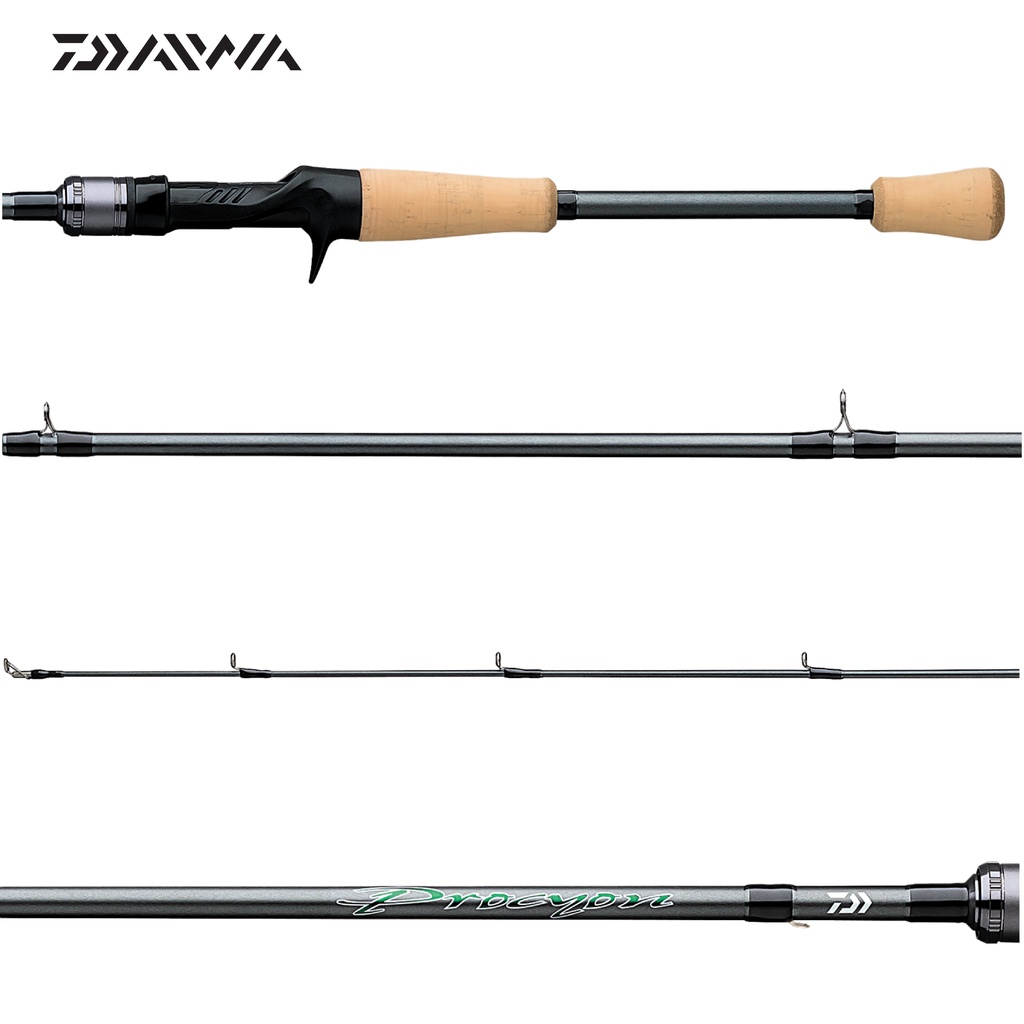 CẦN MÁY NGANG DAIWA PROCYON / 662MFB / 702MHXB / 732MHFB - Câu lure mồi giả cá lóc chẽm