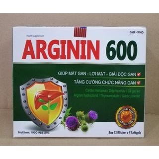 ARGININ 600 tăng cường chức năng gan