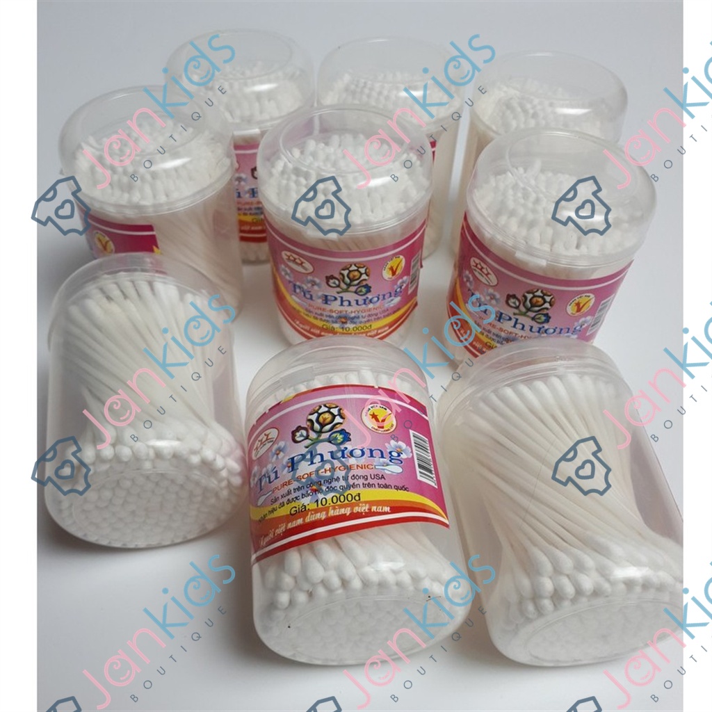 Tăm bông ngoáy tai cho bé