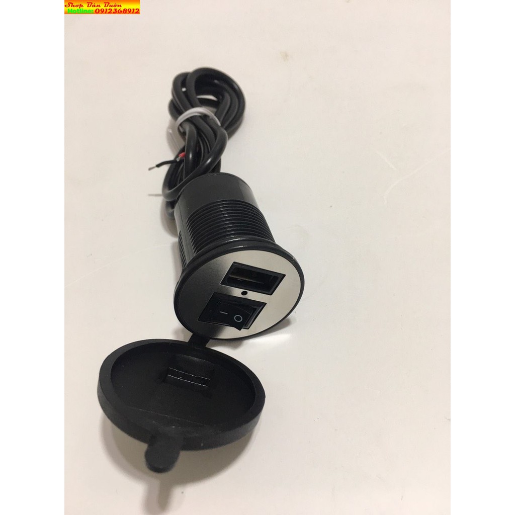 SẠC ĐIỆN THOẠI CHO XE MÁY –XE ĐIỆN SIÊU KHỎE-CỔNG USB