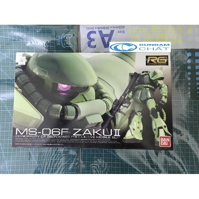 Mô hình lắp ráp rg ms-06f zaku ii- Siêu Mô Hình