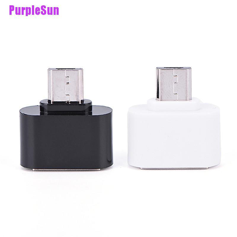 PurpleSun Mini OTG Cable USB OTG Adapter Micro USB to USB Converter for Tablet PC Android Samsung Xiaomi HTC SONY LG