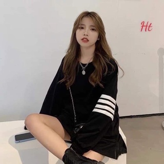 Áo nỉ bo sọc