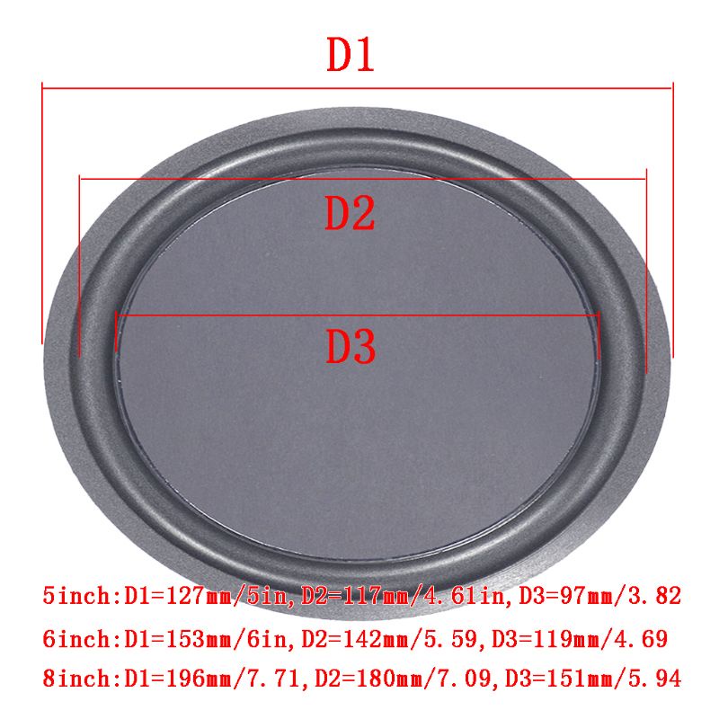 Bộ Tản Nhiệt Woofer Bass DIY Kích Thước 5 6 5 8 Inch Chuyên Dụng Sửa Chữa Loa