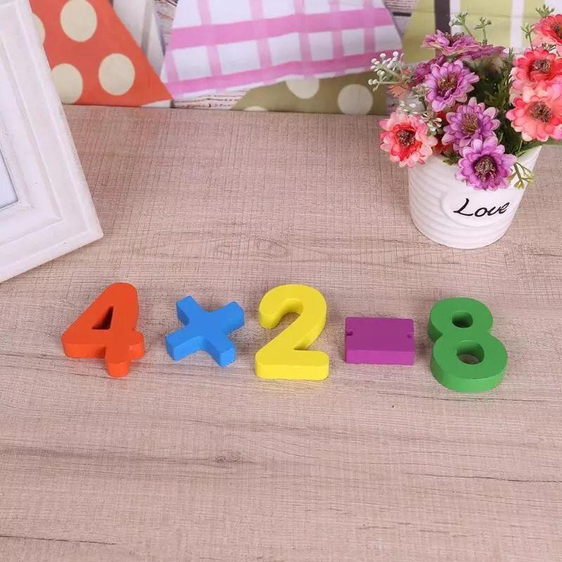 Combo 3 Bảng Ghép Chữ Cái In Hoa, In Thường Và Số Đếm 1-20 Bằng Gỗ Benrikids