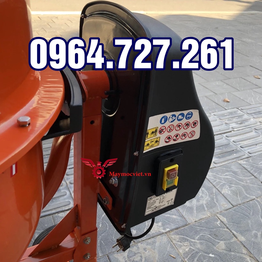 Máy trộn hồ, trộn bê tông mini MT130, bảo hành 12 tháng