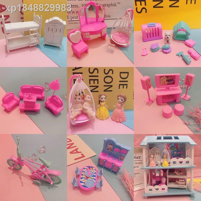 Đồ Chơi Lắp Ráp Ngôi Nhà Búp Bê Barbie Xinh Xắn