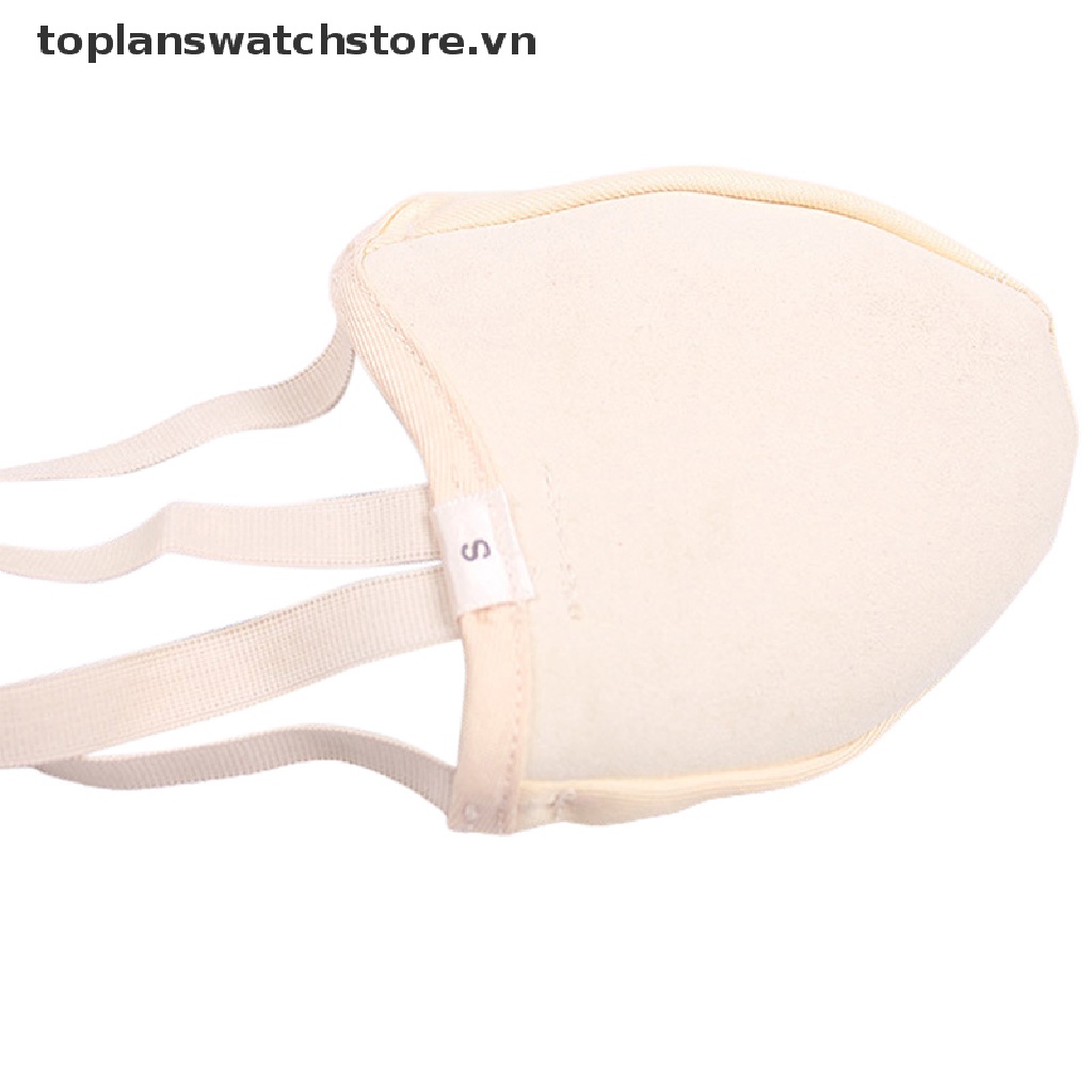 Toplanswatchstore Giày Thể Thao Da Heo Tập Gym Nửa Đế Dài Màu Be