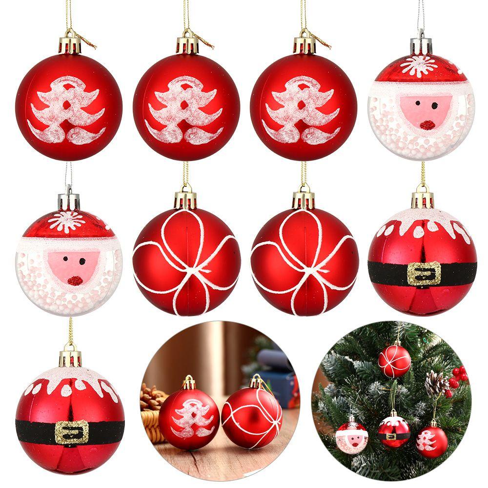 Set 9 Trái Châu 6cm DIY Trang Trí Giáng Sinh Năm Mới