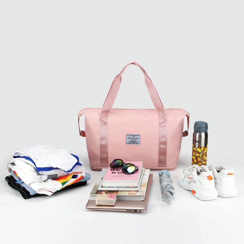 Túi du lịch Ielgy có thể mở rộng chia ngăn khô và ướt tiện dụng cho nữ