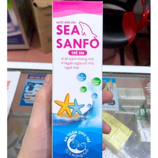 Sea sanfo nước muối biển sâu xịt vệ sinh mũi an toàn cho trẻ nhỏ đến mọi |  Máy xông mũi họng | HoiThuoc.Com