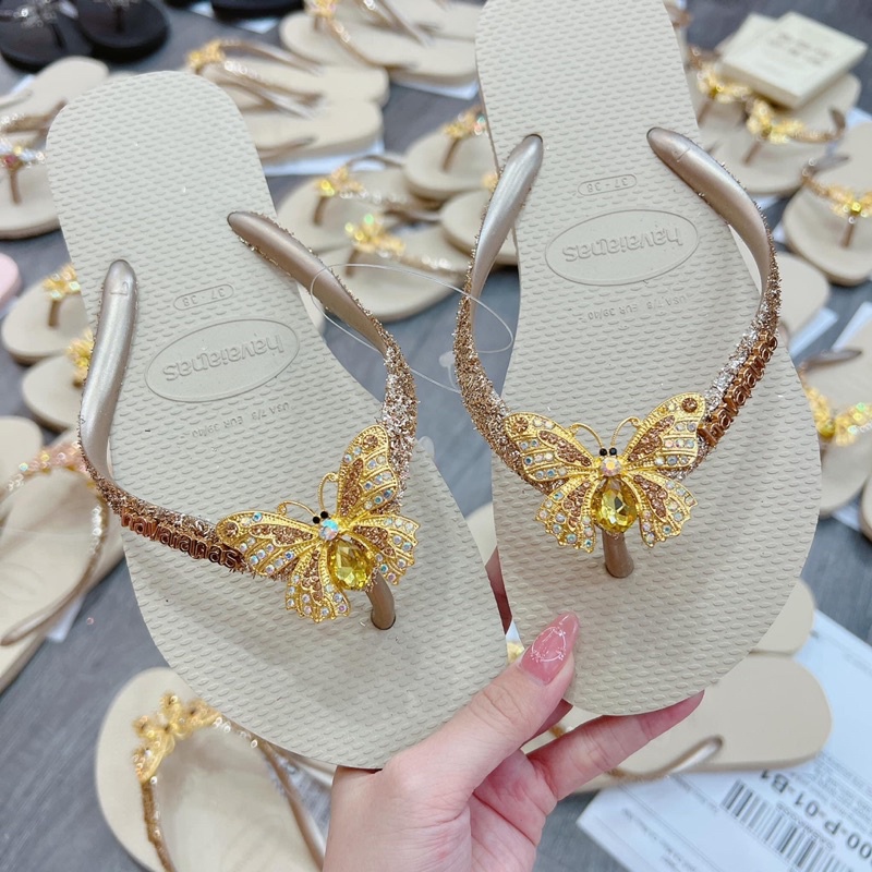 Kim tuyến gold nhạt mix charm phượng vàng