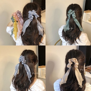 Dây cột tóc ruy băng lưới phong cách Hàn Quốc cho nữ
