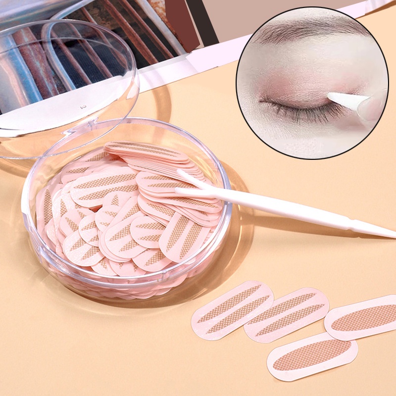 Bộ 150 Cặp Miếng Dán Kích Mí Dạng Lưới Chống Ô Liu