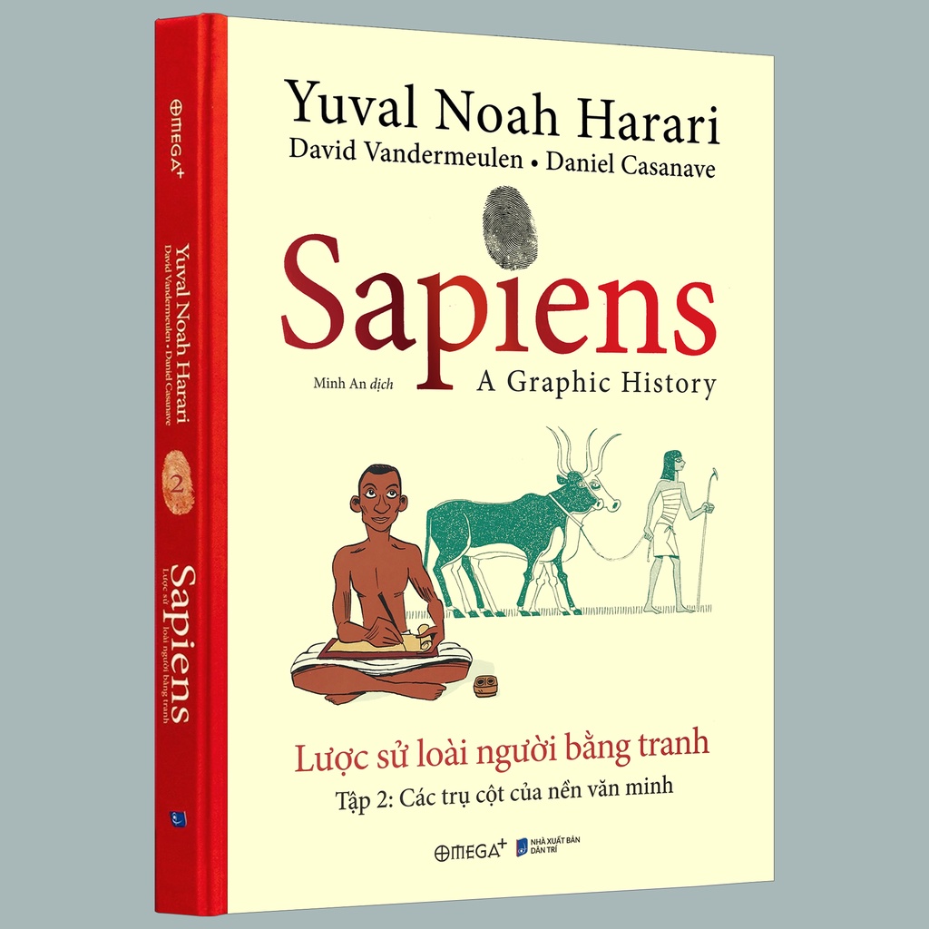 Sách - Sapiens - Lược Sử Loài Người Bằng Tranh (Bìa cứng) - Tập 2: Các trụ cột của nền văn minh