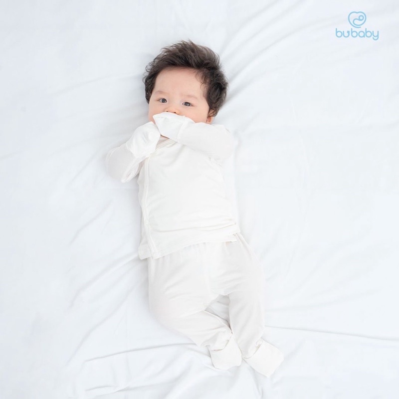 Bộ cài chéo dài tay Bambus Bu Baby