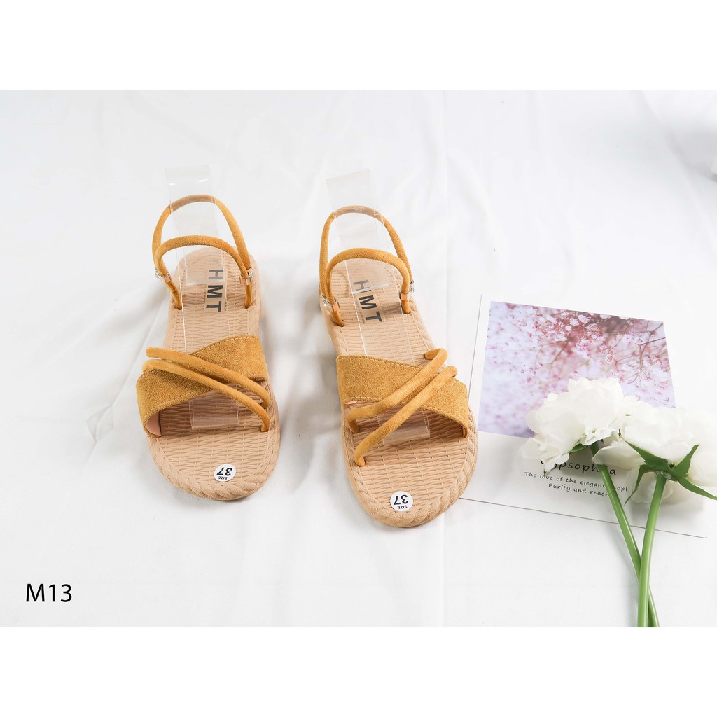 Sandal chống nước phù hợp đi mưa đan dây thời trang HMTShoes M13