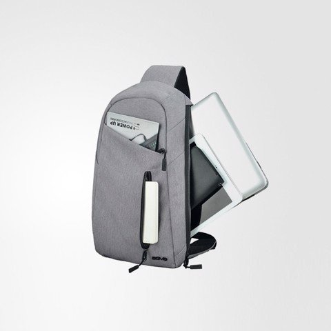 Túi đeo chéo Nam, túi đeo chéo thời trang AGVA Traveller Crossbody 12&quot;  (LTB362) với 3 màu phối trẻ trung BALOCENTER