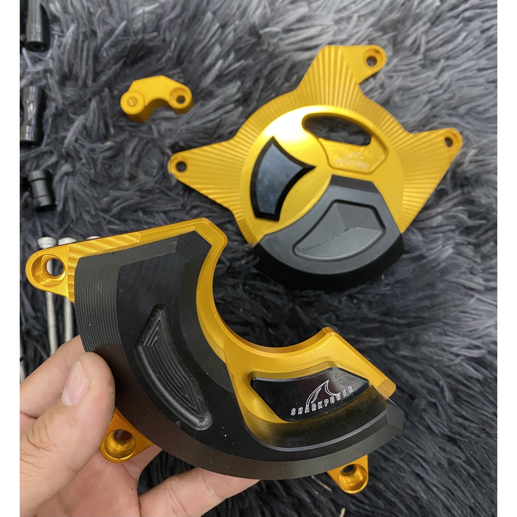 Bảo vệ Lốc máy CBR 250 ( đời 1 đèn ) CBR 300 CB 300 - che lốc R25 R3 Chính hãng Power Shark