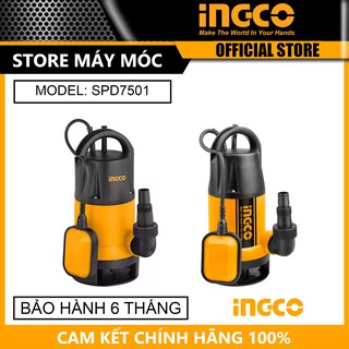 Máy bơm chìm nước thải 750w ingco spd7501 - hàng chính hãng