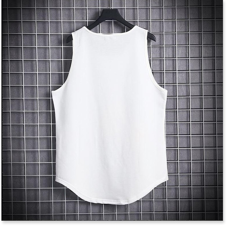 Áo ba lỗ nam in hình trẻ trung Hot mùa hè , chất thun co dãn mát mẻ phong cách áo 3 lỗ bóng rổ , 2 màu trắng và đen Phân