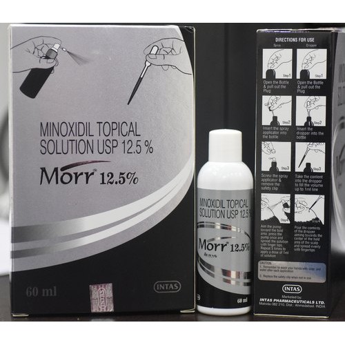 Thuốc Kích Mọc Râu Tóc Minoxidil Morr 12.5% Dạng Lỏng, Minoxidil 12.5% Hàm Lượng Cao