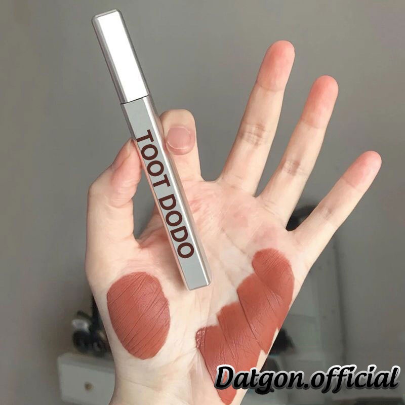 Son Kem Vỏ Bạc TOOT DODO, Son Nội Địa Trung Vỏ Đỏ 5 Màu Hot Trend Mịn Lì Mọng Môi