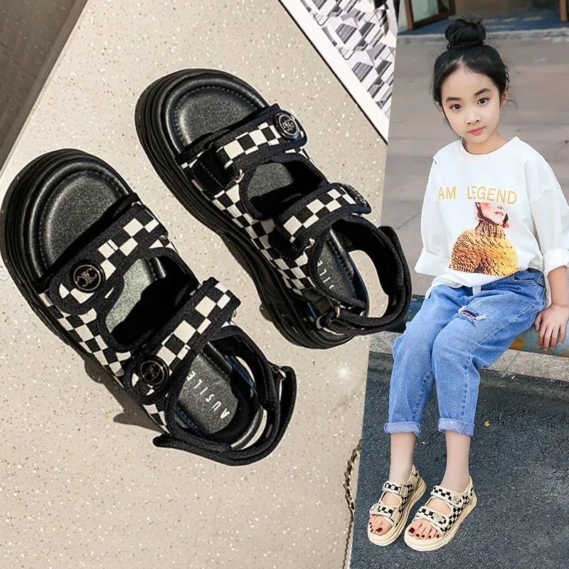 Giày Sandal Đế Mềm Thời Trang Sành Điệu Dành Cho Bé Gái Offer~2022