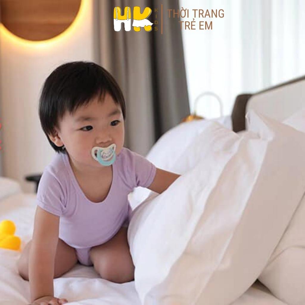 Bộ Minky mom chính hãng cộc tay cạp cao cho bé chất thun lạnh pettit size từ 1 - 3 tuổi - HK KIDS (2020)