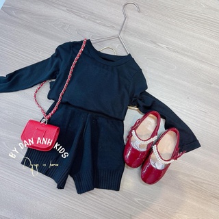 QUẦN SHORT NỈ LƯNG THUN BASIC CHO BÉ GÁI