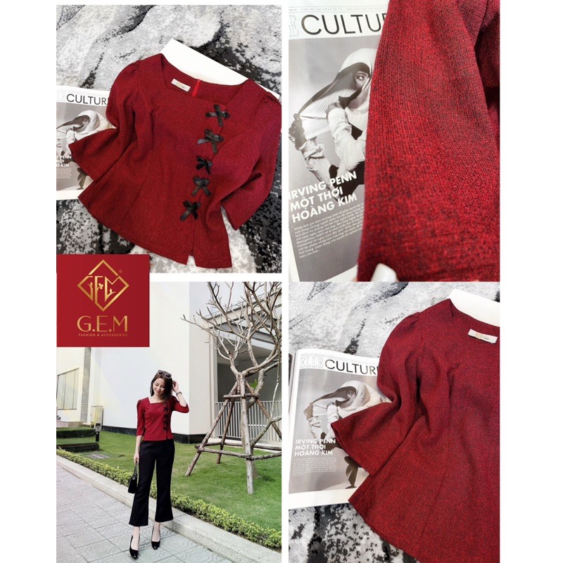 Áo nữ kiểu G28 CÓ BIGSIZE đi học hay công sở đều đẹp và hợp thời trang - GEM Fashion