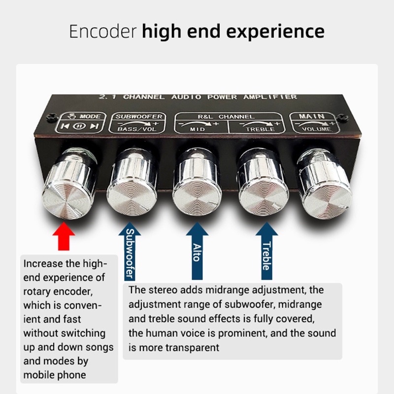 ZK-TB21S-Bảng mạch khuyếch đại âm thanh Wuzhi ZK-TB21S 50W*2 + 100W Chip 3116D2 Bluetooth 5.1 chính hãng