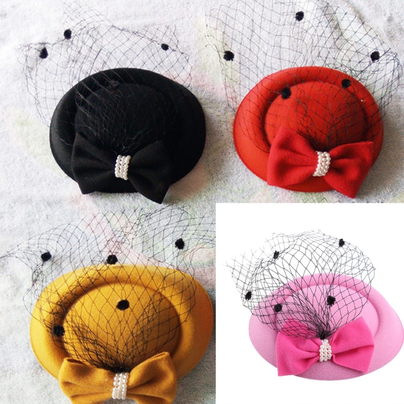 Kẹp Tóc Trang Trí Hình Nón Lưới Dễ Thương Dành Cho Nữ