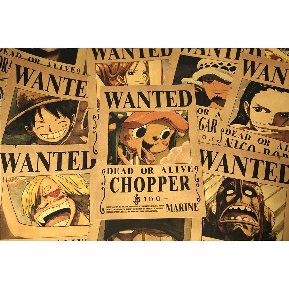 SUENIN Set 29 Tấm Poster One Piece Dán Trang Trí