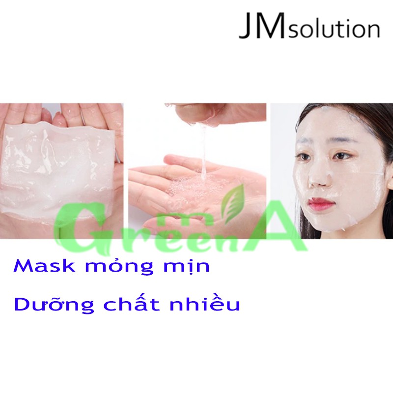 Mặt Nạ JMsolution Ốc Sên Hồng [MIẾNG LẺ] JM SOLUTION ACTIVE PINK SNAIL BRIGHTENING MASK Dưỡng Trắng Bổ Sung Collagen