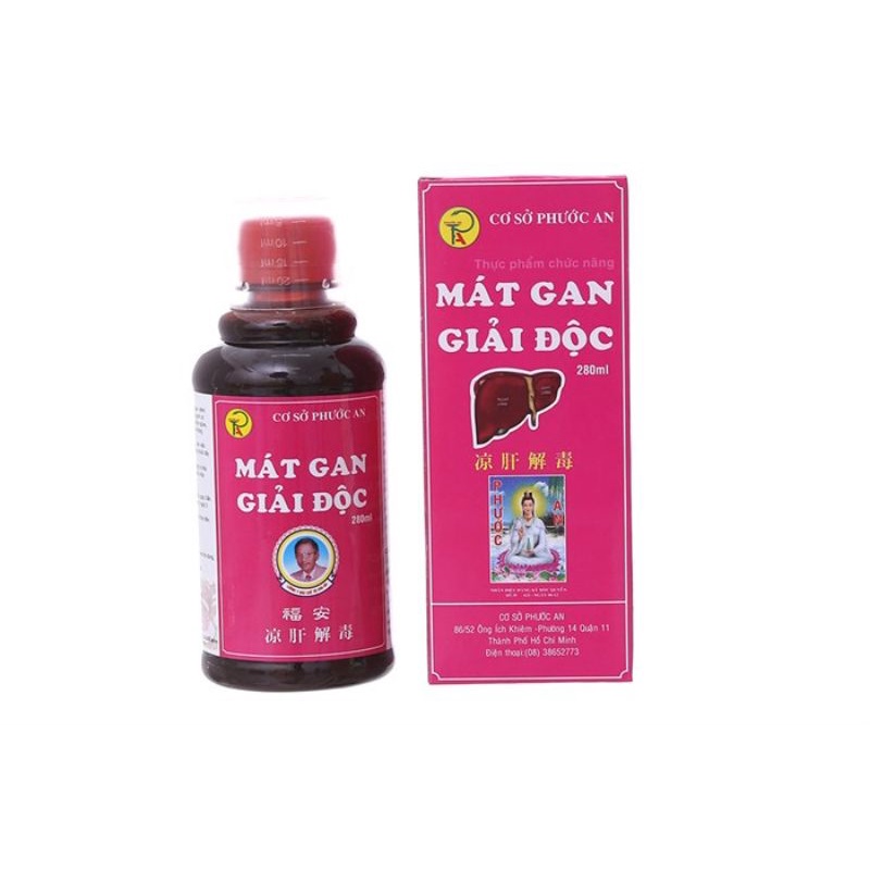 Mát Gan Giải Độc Phước An chai 280ml