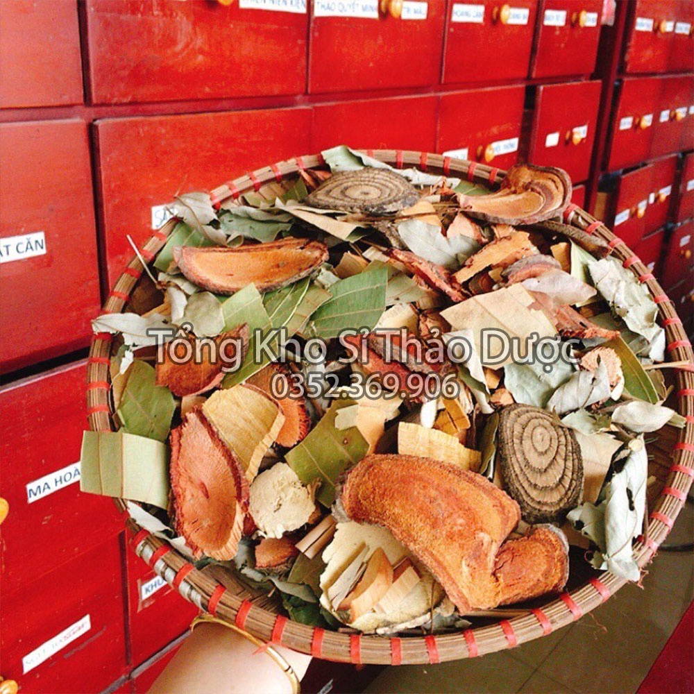Lá xông tắm Dao Đỏ Set 5-10 túi (phục hồi sức khỏe cho mẹ sau sinh)