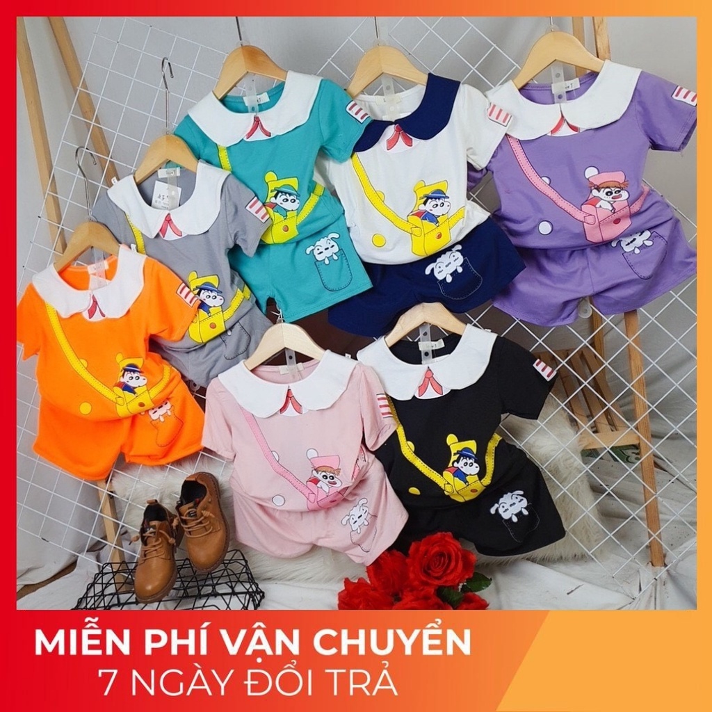 Bộ Thư Sinh bé tới trường cotton 4c cho bé gái