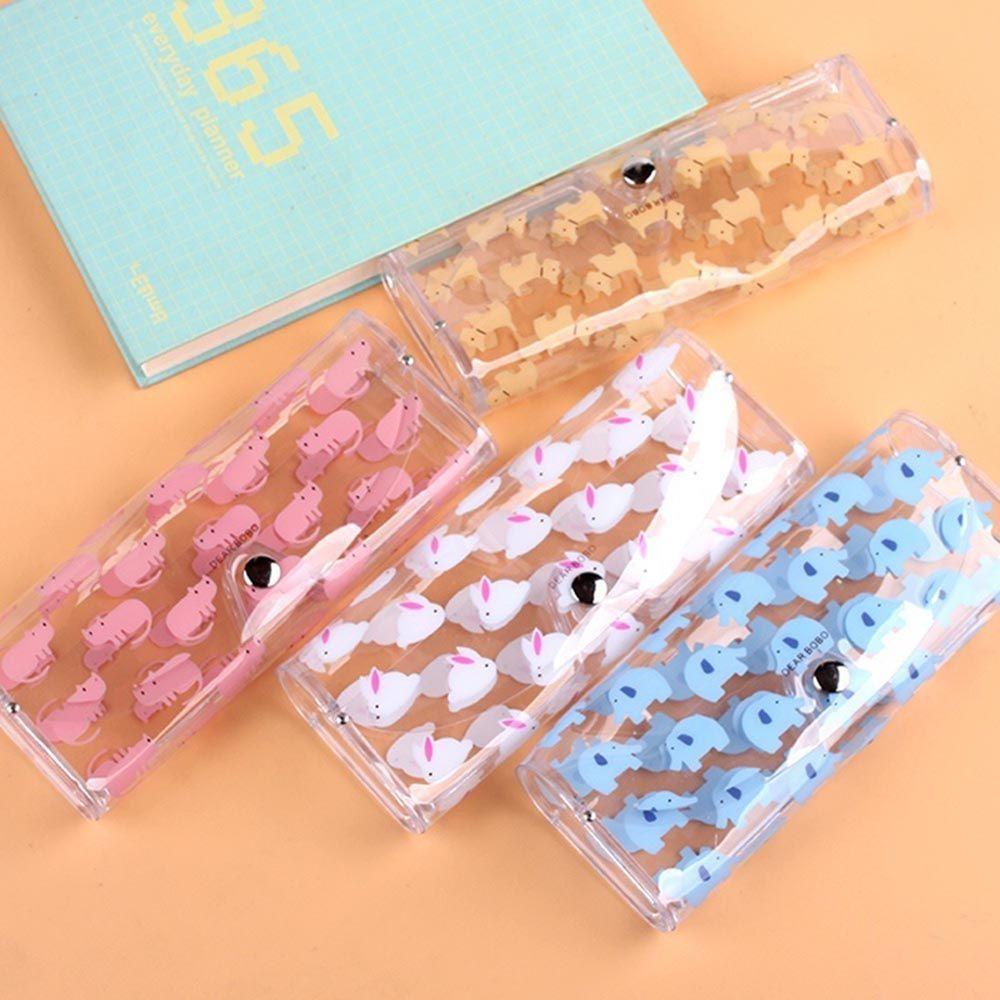 LILYES 1 Hộp Đựng Kính Trong Suốt In Hình Trái Cây Thời Trang Sự Bảo Vệ