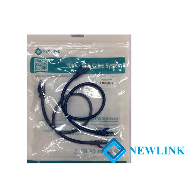 Cáp mạng cat6 dài 30cm Newlink đầu đúc