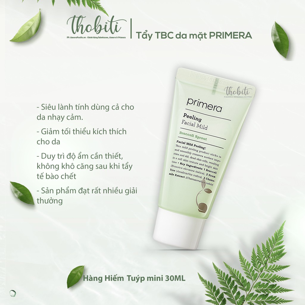 TẨY TẾ BÀO chết da mặt  𝐏𝐑𝐈𝐌𝐄𝐑𝐀 𝐅𝐚𝐜𝐢𝐚𝐥 𝐌𝐢𝐥𝐝 𝐏𝐞𝐞𝐥𝐢𝐧𝐠 dịu nhẹ chiết xuất từ Bông Cải Xanh