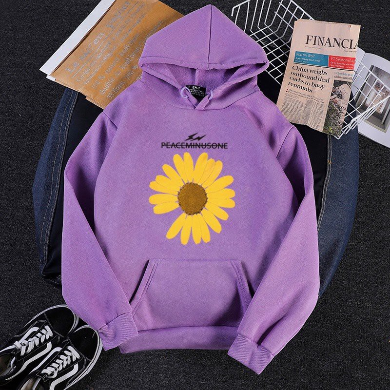 ÁO KHOÁC HOODIE NỮ UNISEX IN HÌNH BÔNG CÚC CHẤT LIỆU NỈ MỀM MỊN THOÁNG MÁT GIỮ ẤM CHO CƠ THỂ RẤT TỐT