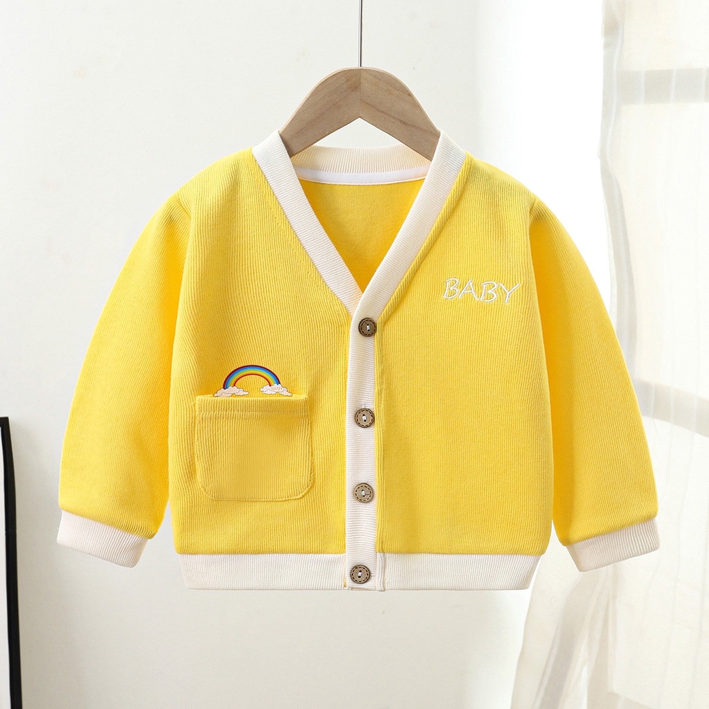 Áo khoác thu đông bé trai bé gái, Áo khoác Cardigan cho bé